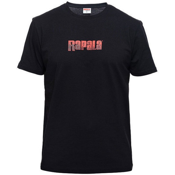 Футболка RAPALA черная logo Splash S APRSTSBS